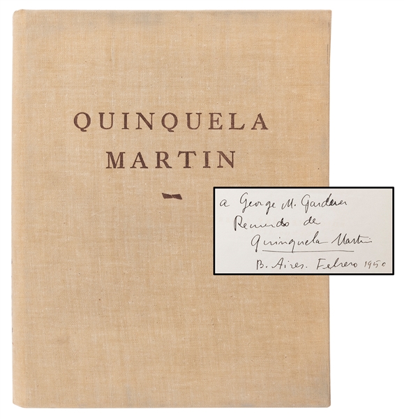 QUINQUELA MARTIN, Benito (1890–1977). Quinquela Martin Pint...