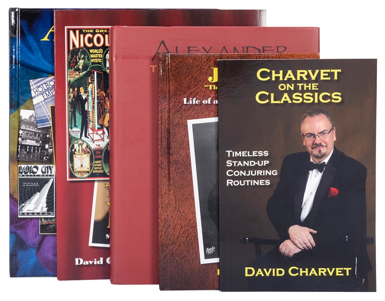  Charvet, David. Five Volumes on Magic. Including Alexander:...