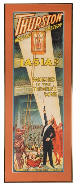  Thurston, Howard. Iasia!! Vanished in the Theatre’s Dome. C...