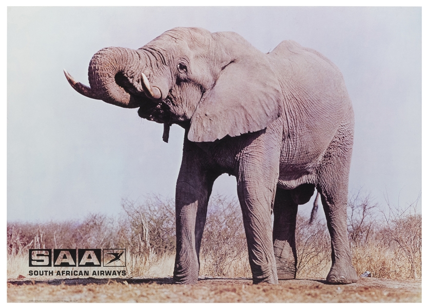  [AFRICA] South African Airways / [Elephant]. South Africa: ...