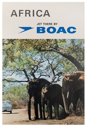  [AFRICA] BOAC / Africa. 1960s/70s. Photographic airline pos...