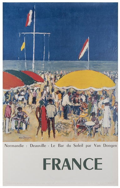  DONGEN, Kees van. Normandie: Deauville – Le Bar du Soleil p...