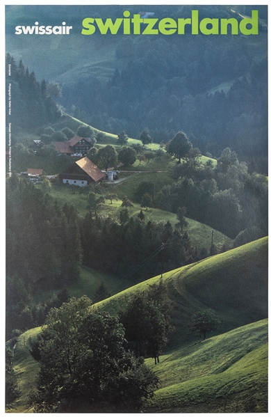  IMBER, Walter. Swissair / Switzerland. 1987. Photographic a...