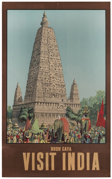  [INDIA] Visit India / Budh Gaya. Madras: Associated Printer...