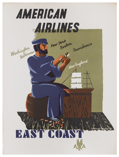  KAUFFER, Edward McKnight (1890-1954). American Airlines / E...