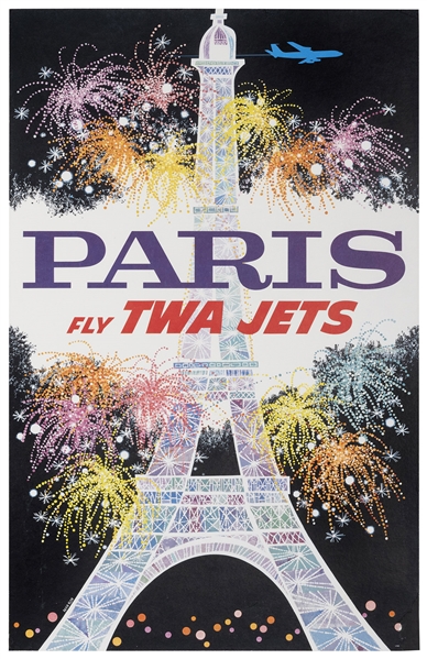  KLEIN, David (1918–2005). Paris / Fly TWA Jets. USA, 1960s....