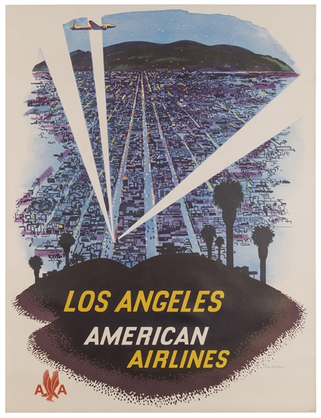  LUDEKENS, Fred (1900–1982). American Airlines / Los Angeles...
