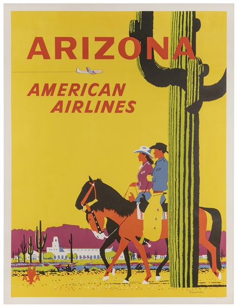  LUDEKENS, Fred (1900–1982). American Airlines / Arizona. 19...