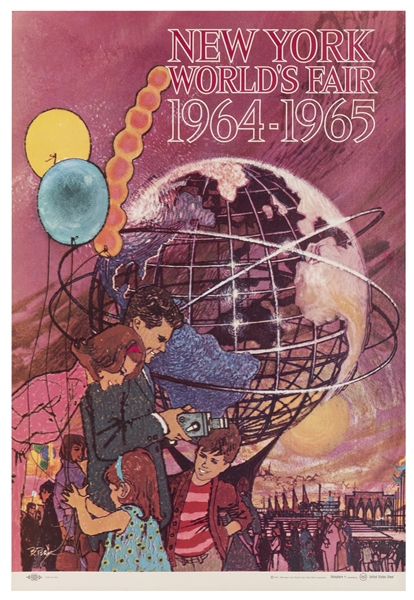  [NEW YORK] Peak, Bob. New York World’s Fair 1964-65. Travel...