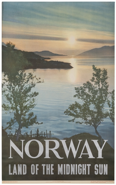  Norway / Land of the Midnight Sun. 1950. Photographic Norwe...