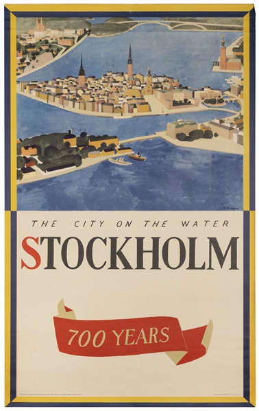  NYMAN, Olle (1909-1999). Stockholm 700 Years / City on the ...
