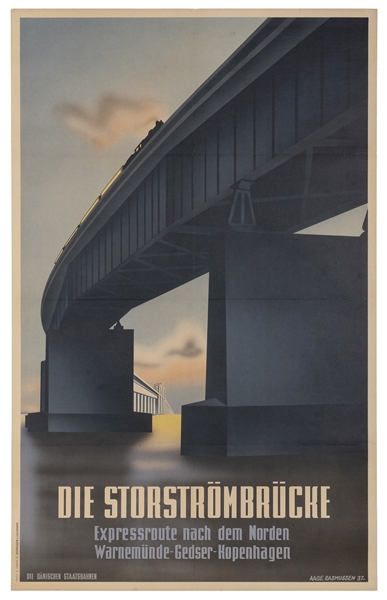 RASMUSSEN, Aage (1913–1975). Die Storströmbrücke. Copenhage...