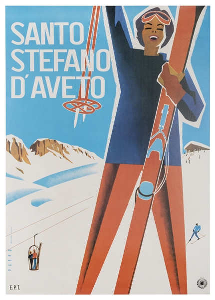  PUPPO, Mario (1905-1977). Santo Stefano D’Aveto. Genova: Si...