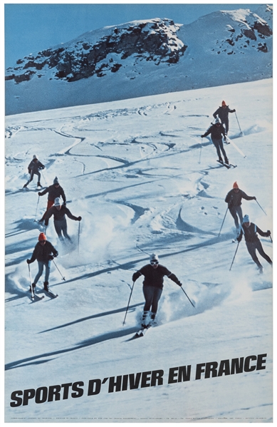  Sports D’Hiver en France. Paris: Draeger, ca. 1960s. Ski to...