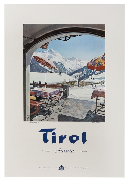  Tirol / Austria. Innsbruck: Tiroler Graphik, ca. 1960s. Col...