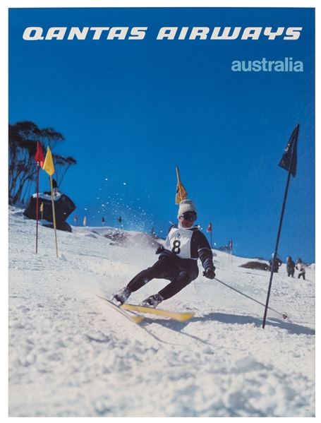  Qantas Airways / Australia. 1970s. Photographic poster high...