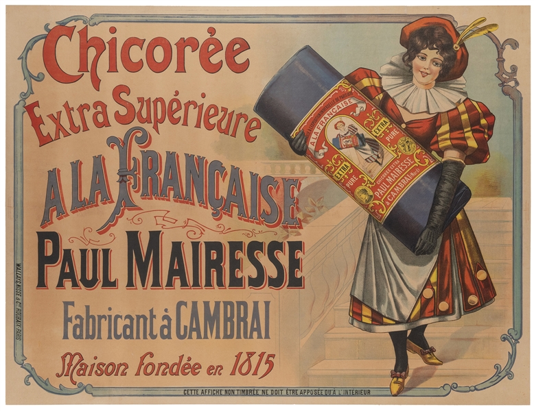  Chicoree Paul Mairesse. Paris: Wallays, Nisse & Cie, ca. 18...