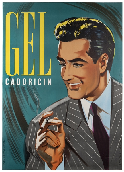  Gel Cadoricin. French, ca. 1950. Lithograph poster advertis...