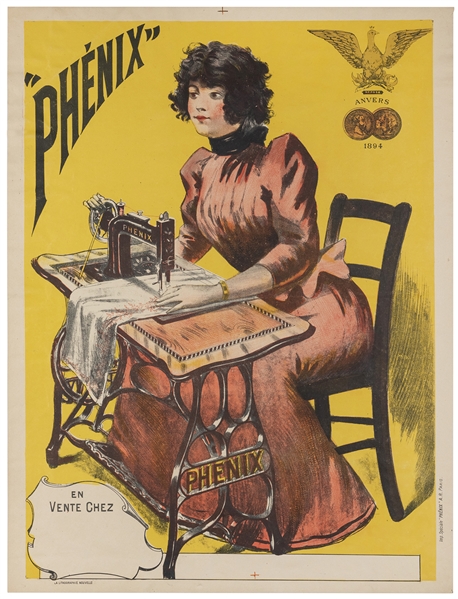  Phenix. Paris, 1894. Color lithograph advertising for the F...