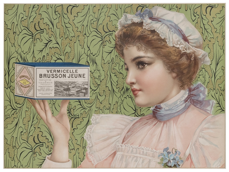  Vermicelle Brusson Jeune. French, ca. 1900. Vibrant chromol...