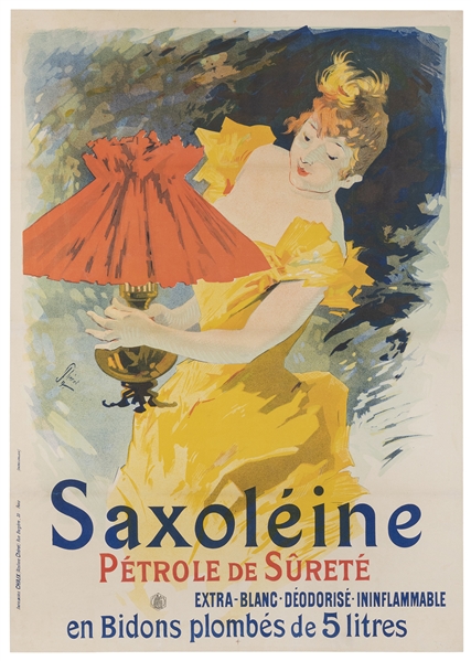  CHERET, Jules (1836-1932). Saxoleine / Petrole de Surete. P...