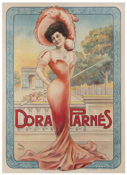  DAMARE, L. Dora Parnes. Paris: Louis Galice, ca. 1900s. Bea...