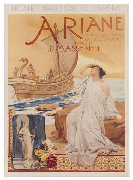  [OPERA] MAIGNAN, Albert. Ariane. Paris: Devambez, ca. 1906....