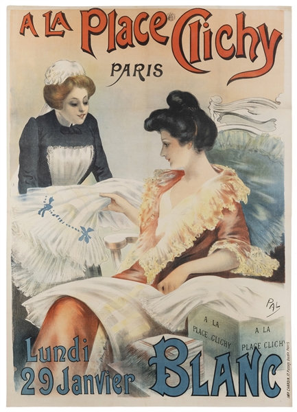  PALEOLOGUES, Jean de (1855-1942). A La Place Clichy / Blanc...