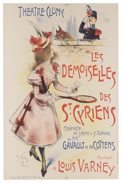  WELY, Jacques (1873-1910). Les Demoiselles des St. Cyriens....