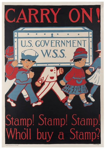  GLOGSTON, Dorothy. Carry On! /Stamp! Stamp! Stamp! Savings ...