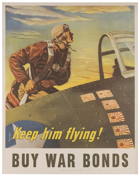  SCHREIBER, Georges (1904-1977). Keep Him Flying / Buy War B...