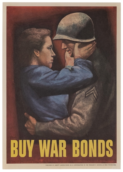  SHIMIN, Symeon (1902-1984). Buy War Bonds. Abbott Laborator...