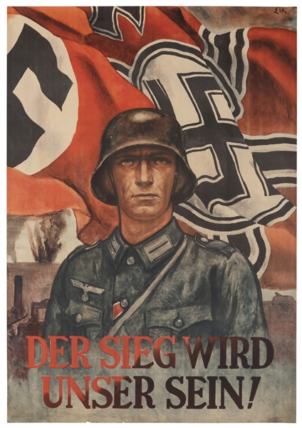  Der Sieg Wird Unser Sein! Munich, 1940s. 33 x 23”. Short te...