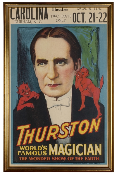  THURSTON, Howard. Thurston / World’s Famous Magician. Cleve...