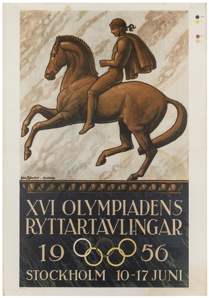  SJOSVORD, John (1890-1958). XVI Olympiadens Ryttartavlingar...
