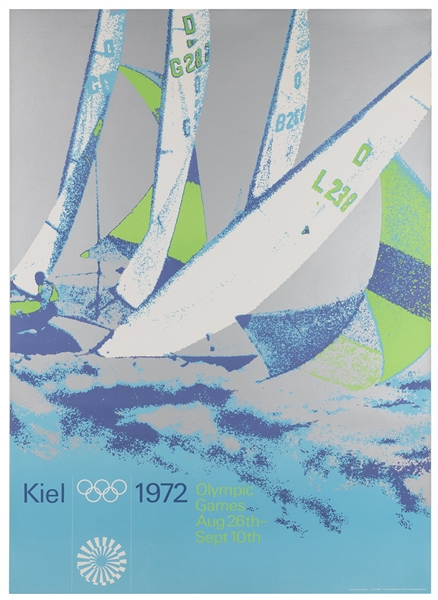  AICHER, Otl (1922-1991). Kiel Olympics 1972 / Sailing-Yacht...