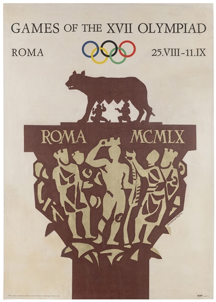  TESTA, Armando (1917-1992). Games of the XVII Olympiad. Rom...