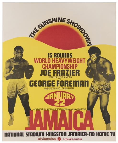  Joe Frazier vs. George Foreman / “The Sunshine Showdown”. 1...