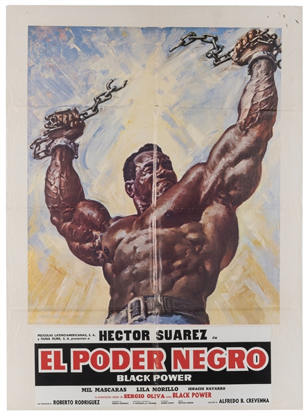  Black Power (El Poder Negro). 1975. Mexican movie poster de...