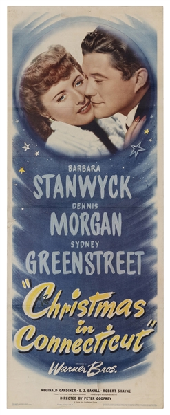  Christmas in Connecticut. Warner Bros., 1945. Insert (36 x ...