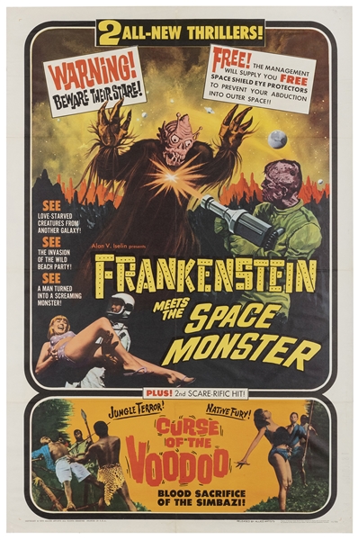  Frankenstein Meets the Space Monster / Curse of the Voodoo....