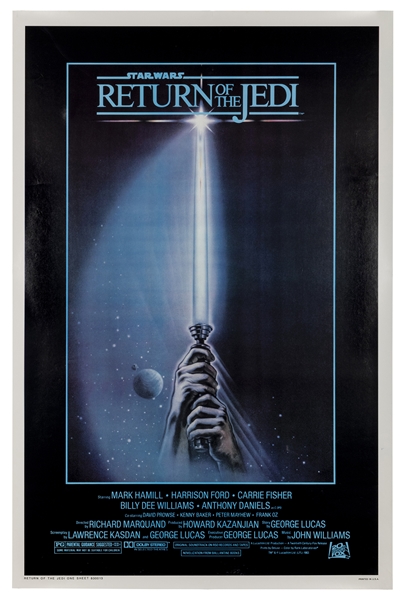  Return of the Jedi. 20th Century Fox, 1983. One sheet (41 x...