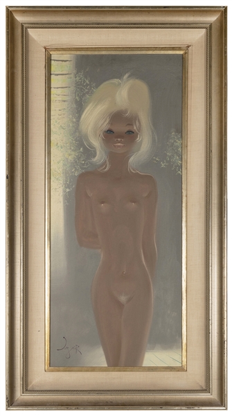  PANTUHOFF, Igor (1911-1972). Untitled Nude. Oil on canvas, ...