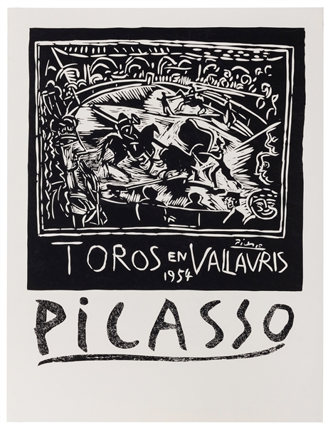  PICASSO, Pablo (1881–1973). Toros en Vallauris / Picasso. 1...