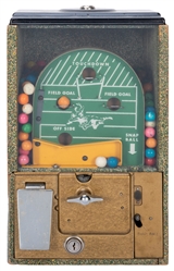  Victor Vending Corp. 1 Cent Football Gumball Machine. Circa...