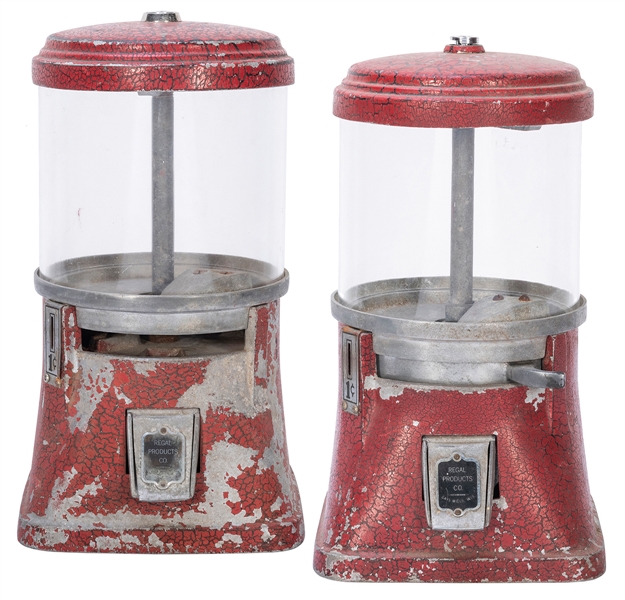  Lot of 2 Regal Products Co. 1 Cent Dispensers. Madison, WI,...