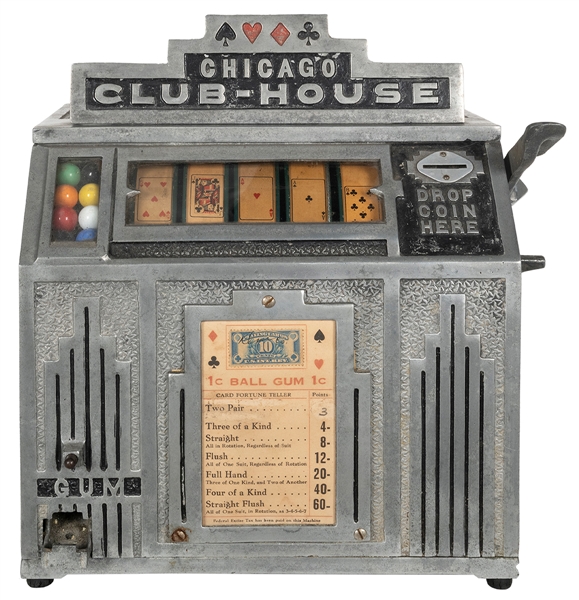  Daval Mfg. Co. 1 Cent Chicago Club-House Trade Stimulator. ...