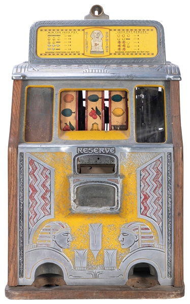  Caille Bros. Mfg. Co. 5 Cent Silent Sphinx Slot Machine. De...