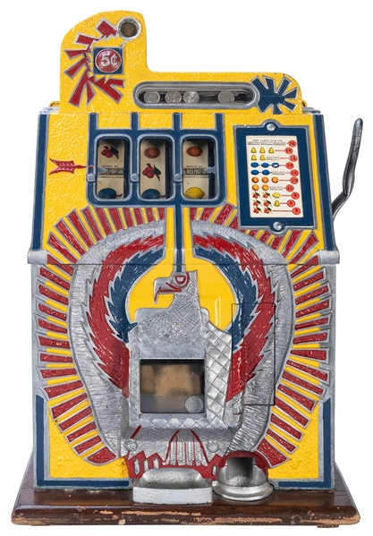  Mills Novelty Co. War Eagle 5 Cent Slot Machine. Chicago, I...