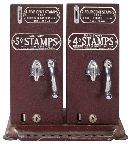  Schermack Products Corp. U.S. Postage Stamp Vendor. Detroit...